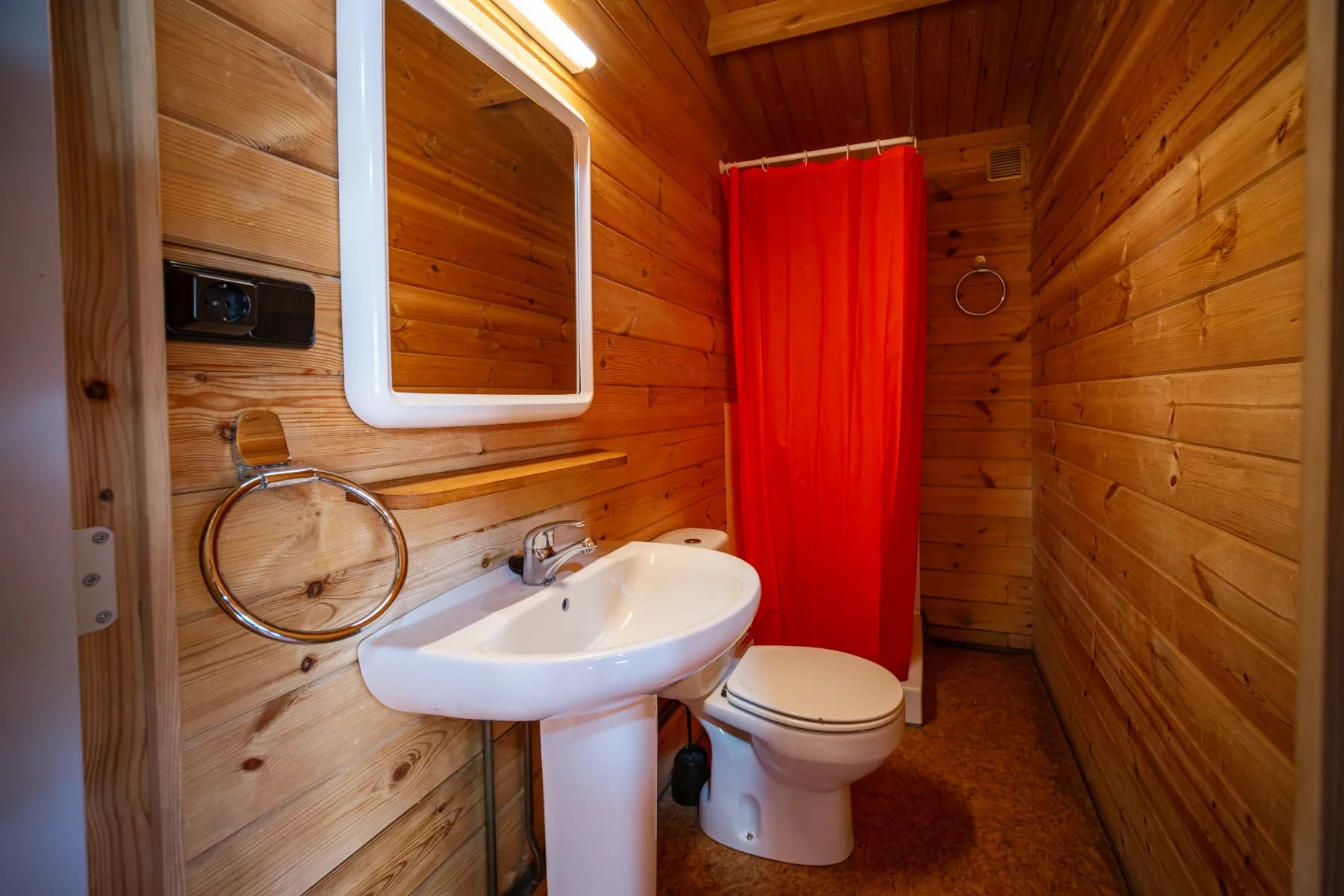Baño completo del bungalow